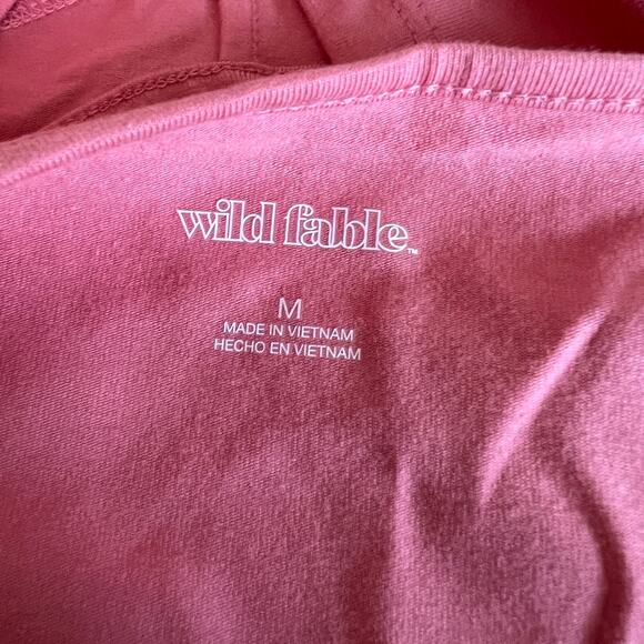 Wild Fable Women's Pink Bustier Cropped Tank Top - Size Medium - NWT - Picture 2 of 6